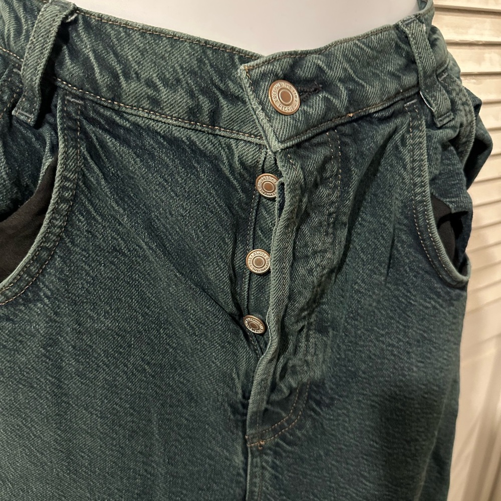 We The Free Dark Green Jeans